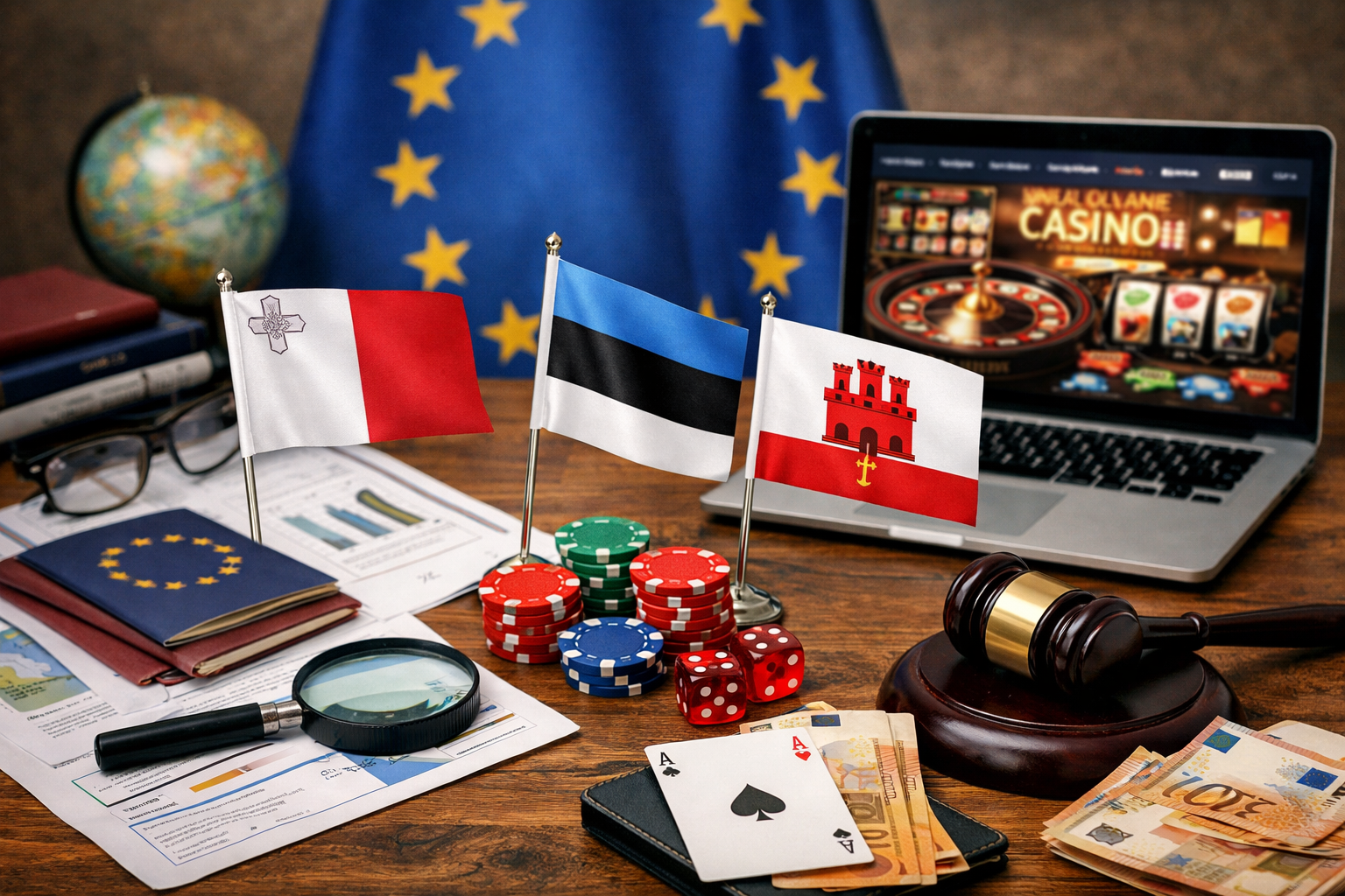 Eurooppalaiset pelilisenssit vertailussa